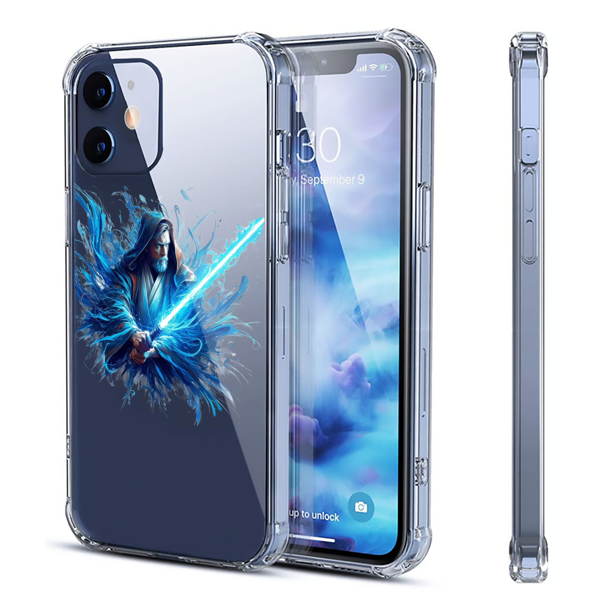 （画像用） スター・ウォーズ Star Wars 【iPhone 12シリーズ対応】透明スマホケース（クリアソフトケース）